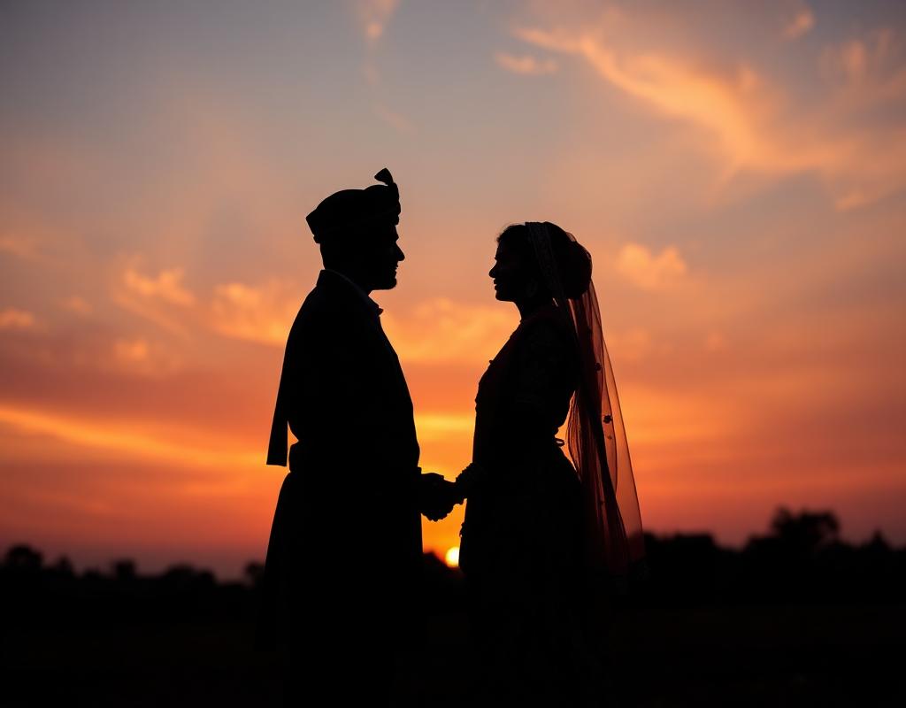 Sunset silhouette
