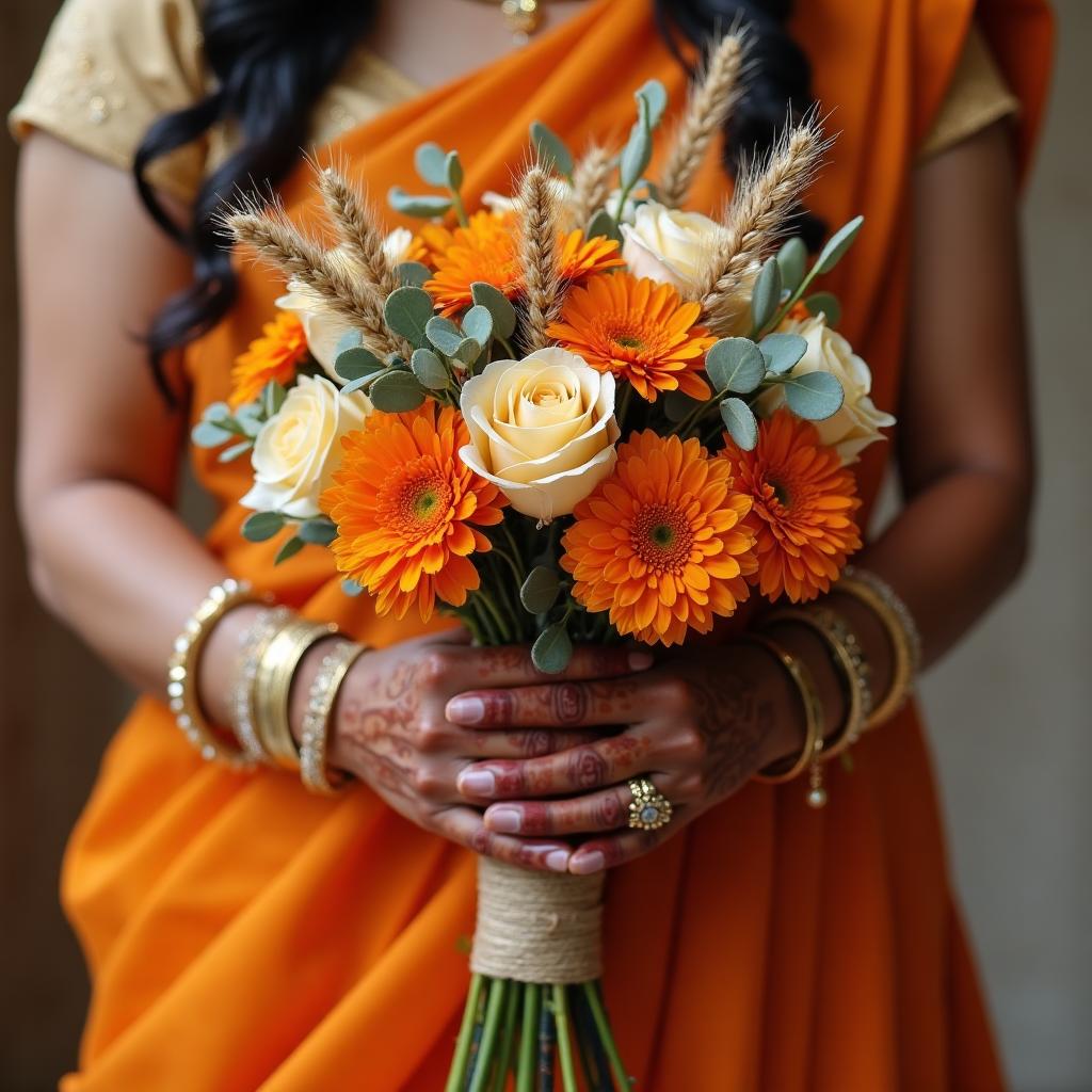 Rustic wildflower bouquet