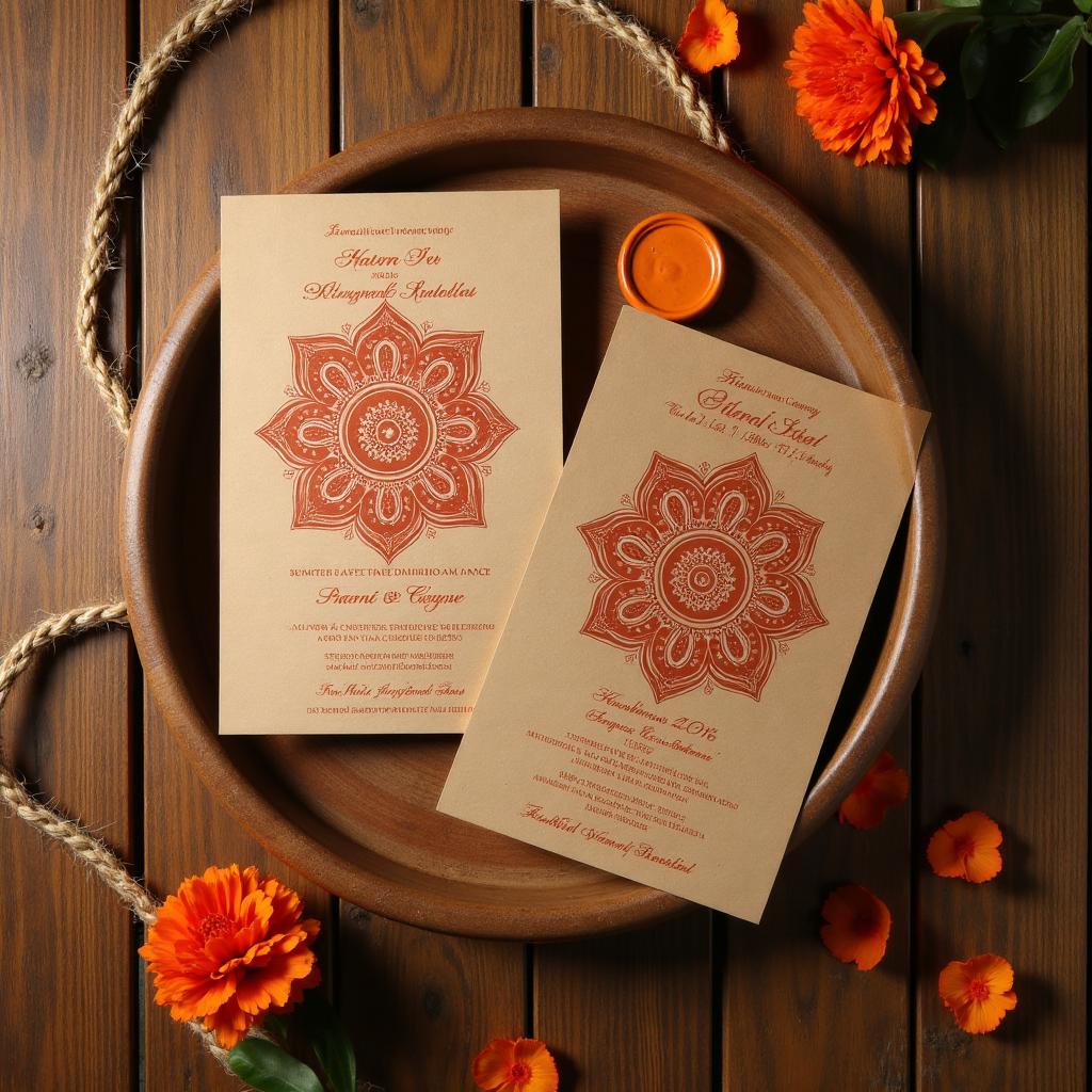 Wedding invitation suite