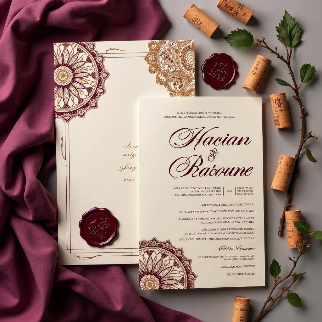 Wedding invitation